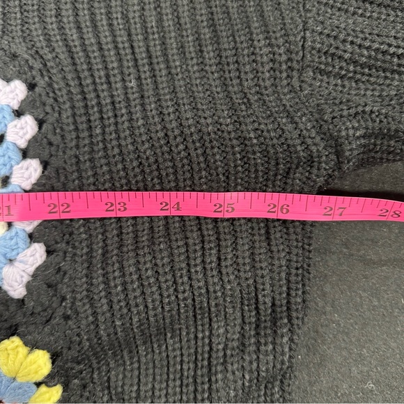 Entro Black Granny Squares Sweater - Picture 9 of 10